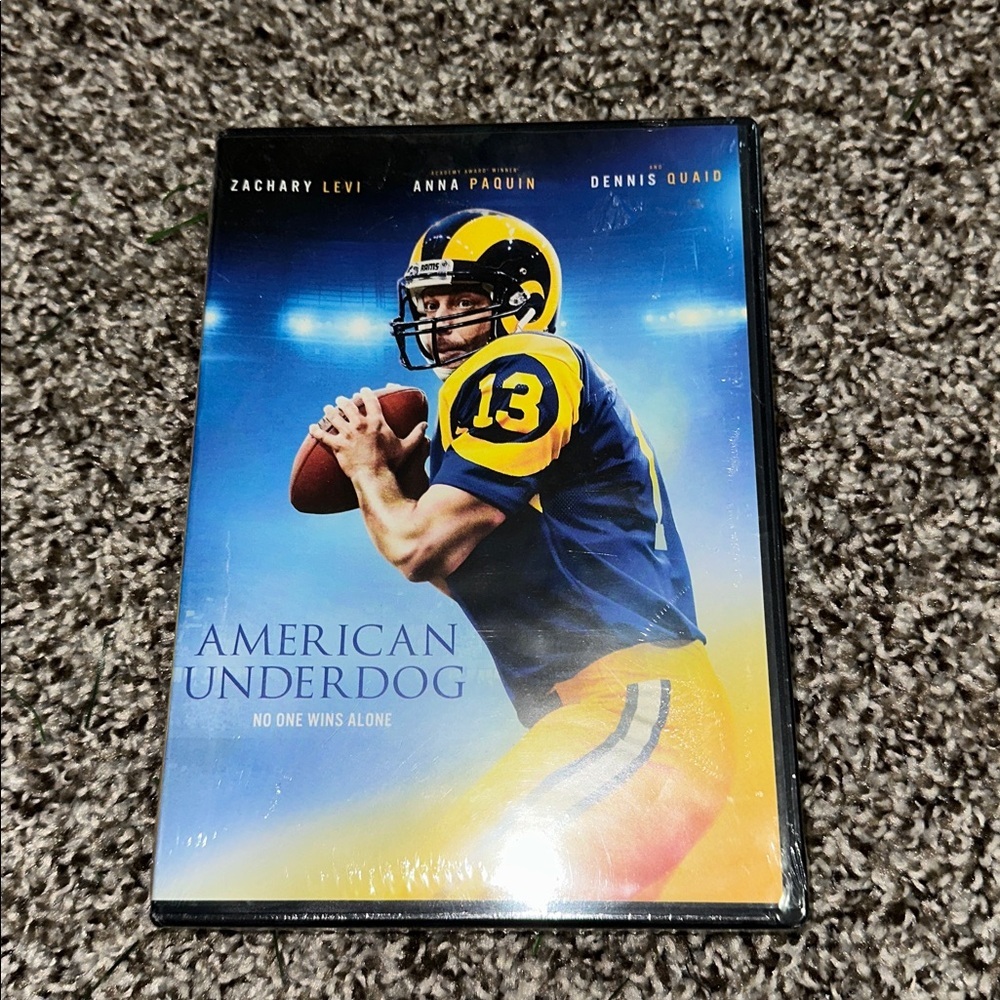 American‎ Underdog DVD Movie Zachary Levi Anna Paquin Dennis Quaid